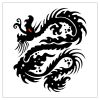 free tattoo of tribal dragon